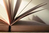 A books pages unraveling